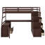Lit mezzanine tout-en-un avec bureau, tiroirs, tablettes-1371386474