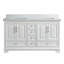 Meuble-lavabo double 60 po avec pierre artificielle