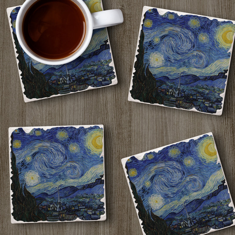 Paquet de 4 sous-verres Thirlystone Starry Night