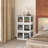 32 Gal Stackable Storage Bins With Lids, 3 Packs Collapsible Closet Organizers And Storage, Plastic Drawer Storage Container On Wheels With 5-Sided Access, Doors For Blankets-1031954816