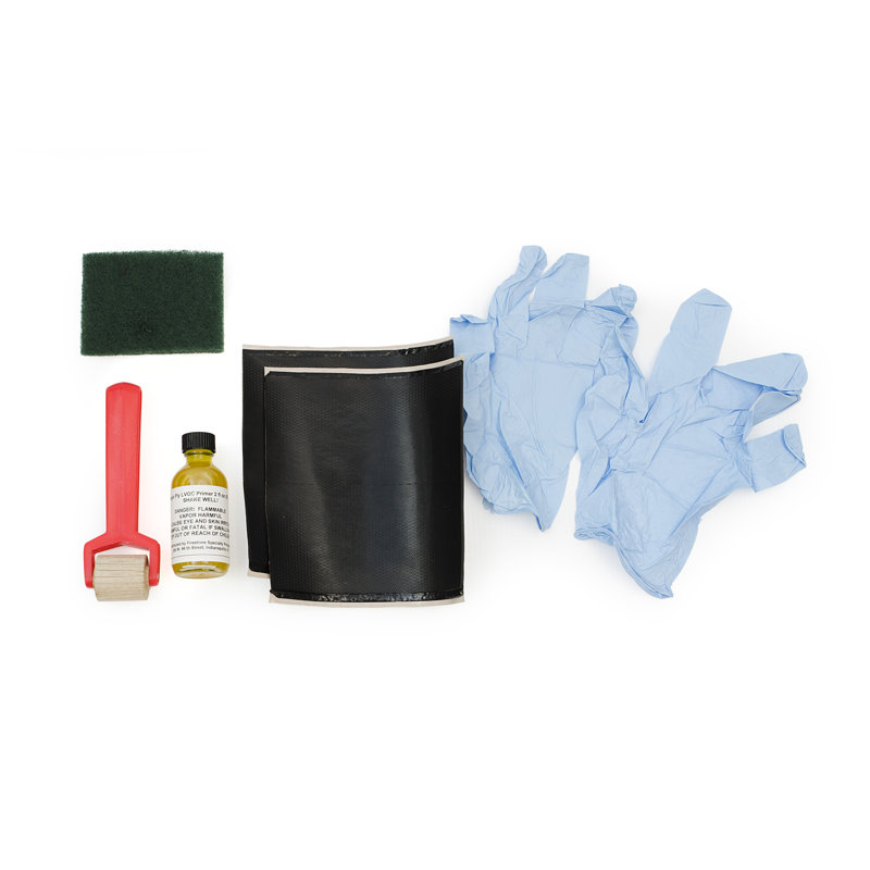 QuickSeam Black EPDM Pond Liner Repair Kit with Patches