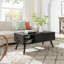 Table basse à plateau relevable avec rangement Eoghan, tables basses modernes avec tablette réglable, table basse carrée en bois de salon-2123412007
