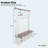 Farmhouse Hall Tree with 16 Cubbies, Storage Bench & 6 Hooks, White-1746677009