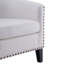 Fauteuil demi-tonneau blanc