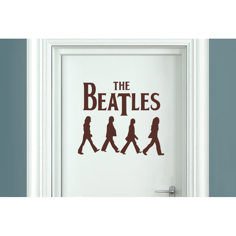 Entertainment Wall Decal, Brown
