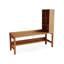 Bureau rectangulaire en bois massif brun-118231085