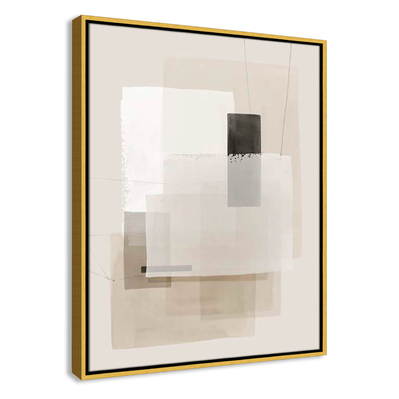 «Mystical Momentum II» par Hazel J, Pas de tapis, Cadre flottant doré, H 29,5 po x l 23,5 po x P 2 po