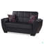 Collection Upholstered Convertible Loveseat With Storage, PU-545611287