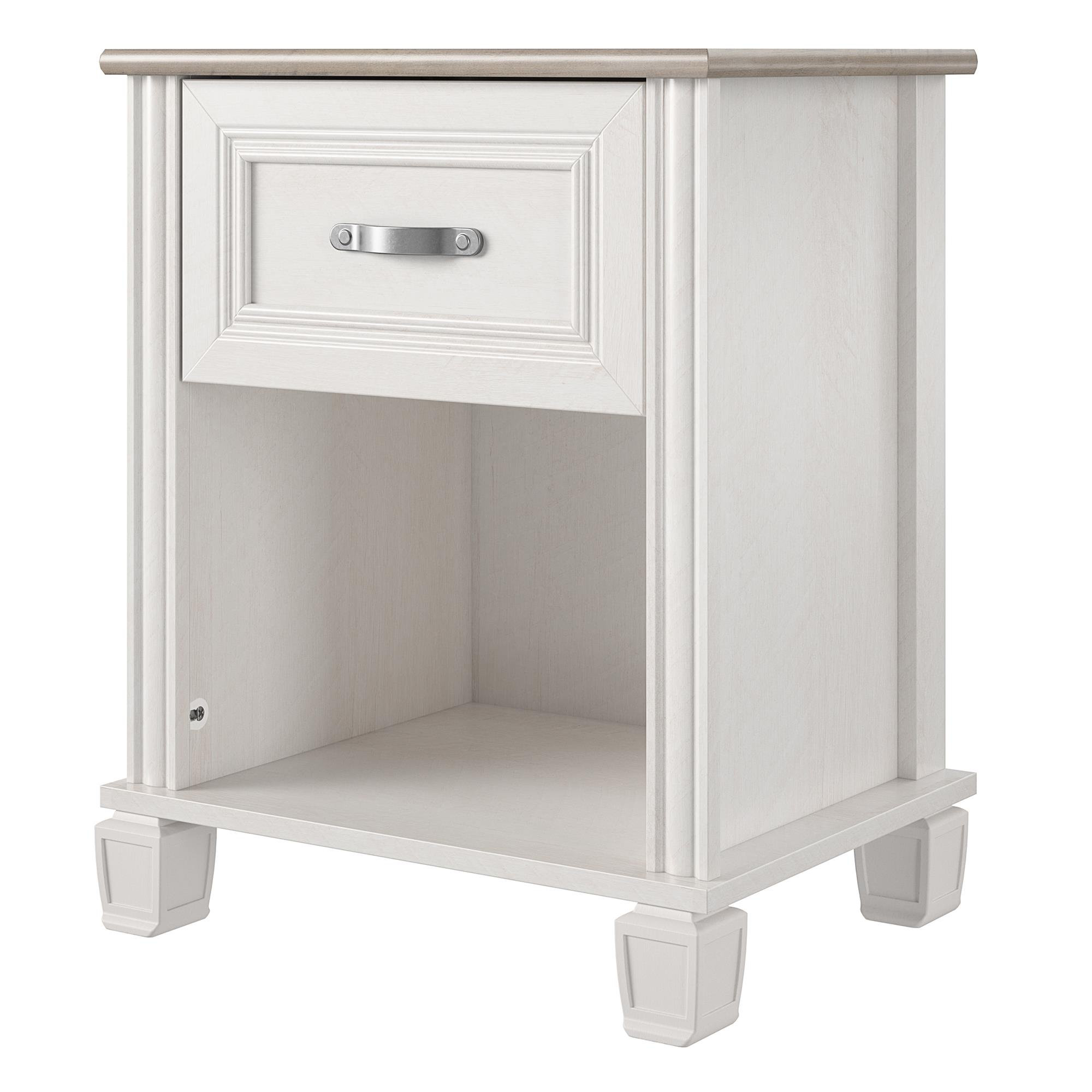 Ameriwood Home Clarkson Storage Cabinet in White 