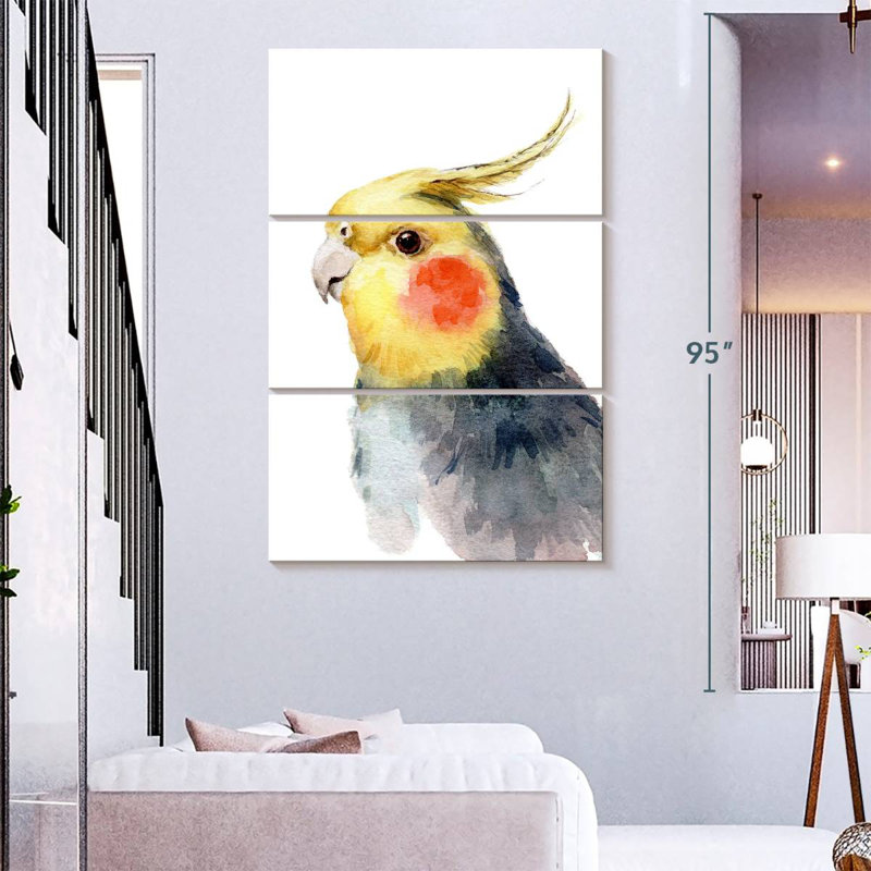 Brampt Cute Parakeet, 32" H x 20" W