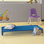 Stackable Assembled Steel Kids Cot with Sheets and Wheels