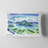 Bora Bora Vector - Landscape Printed Pillow-29854892-89992068