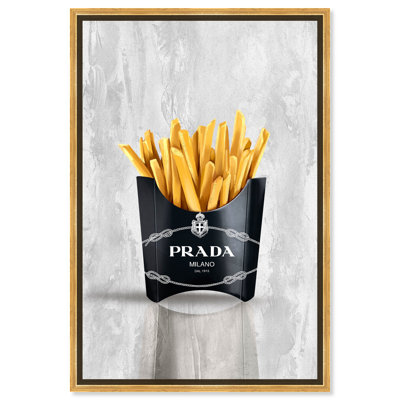 «Fashion and Glam Milan Style Fries Fashion Lifestyle», reproduction d'impression