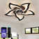 Flower-shaped Led Ceiling Fan With Remote