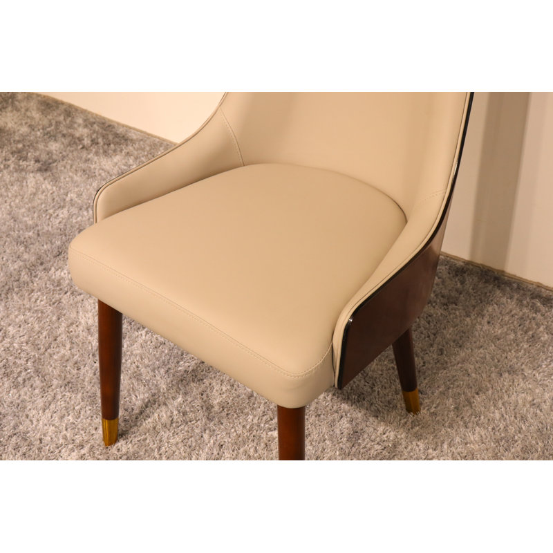 Vogue Lux Beige Dining Chair, Gray