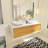 Shushil 55'' Double Bathroom Vanity with Solid Surface Top