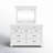 Parsons 64.13'' W 9 - Drawer Dresser