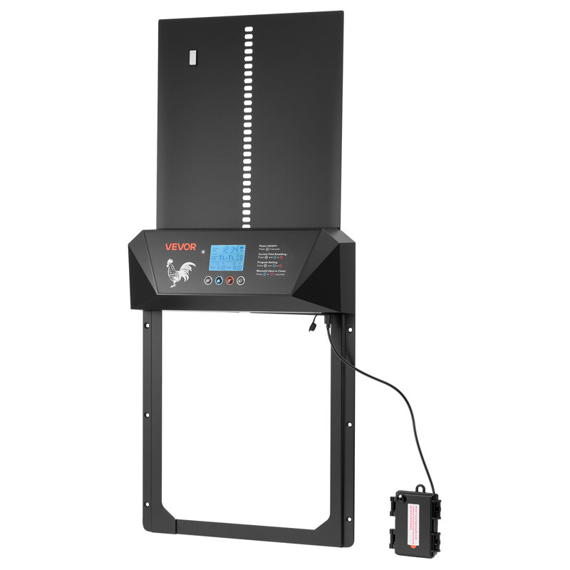 DC & Battery Powered Automatic Chicken Coop Door Opener Light Sensor Timer