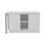 Bureau d'ordinateur rotatif réglable avec rangement, poste de travail blanc de 72 pouces pour le bureau à domicile, surface de travail spacieuse en panneau de particules