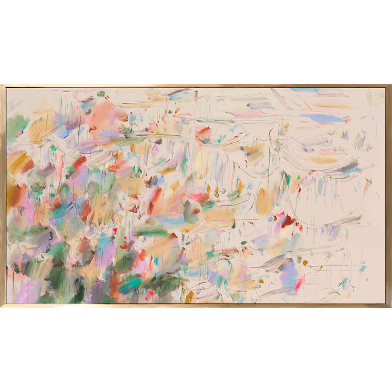Blooms Painting, Gold Framed