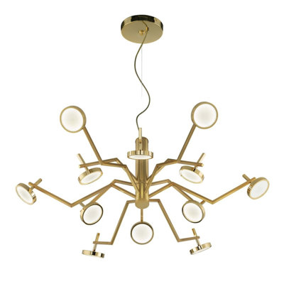 Light Sputnik Vector Modern Linear Chandelier