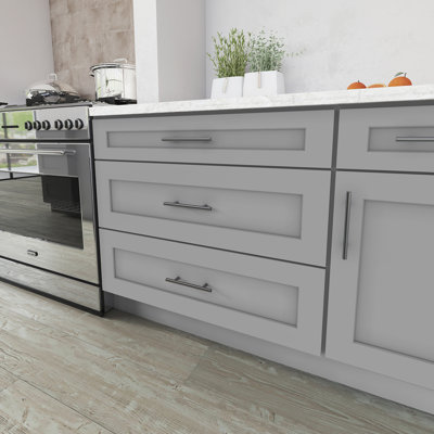 Ready to Assemble Solid Wood Shaker Drawer Base Kitchen Cabinet