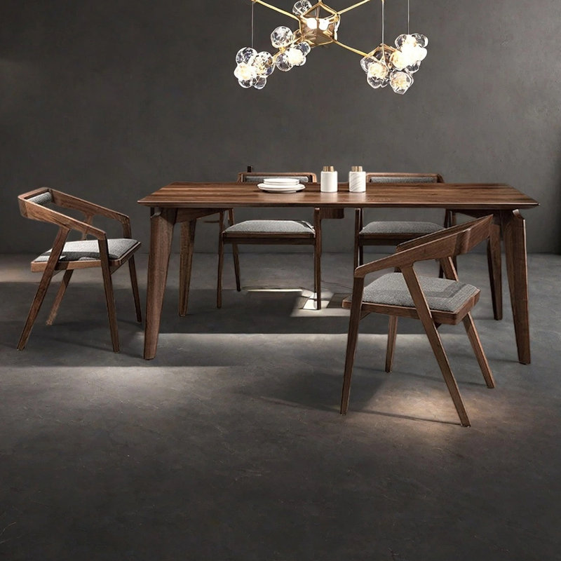 Table de salle à manger luxueuse de style italien, H 29,53 po x L 78,74 po x l 35,43 po
