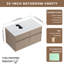 Base de meuble-lavabo simple 32 po sans lavabo Gresham-132810775