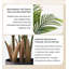 Plantes vertes en pot de plantes artificielles modernes