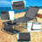 5-Position Adjustable Chaise Lounge Chair with Face & Arm Holes, Foldable Outdoor Recliner-1248047598