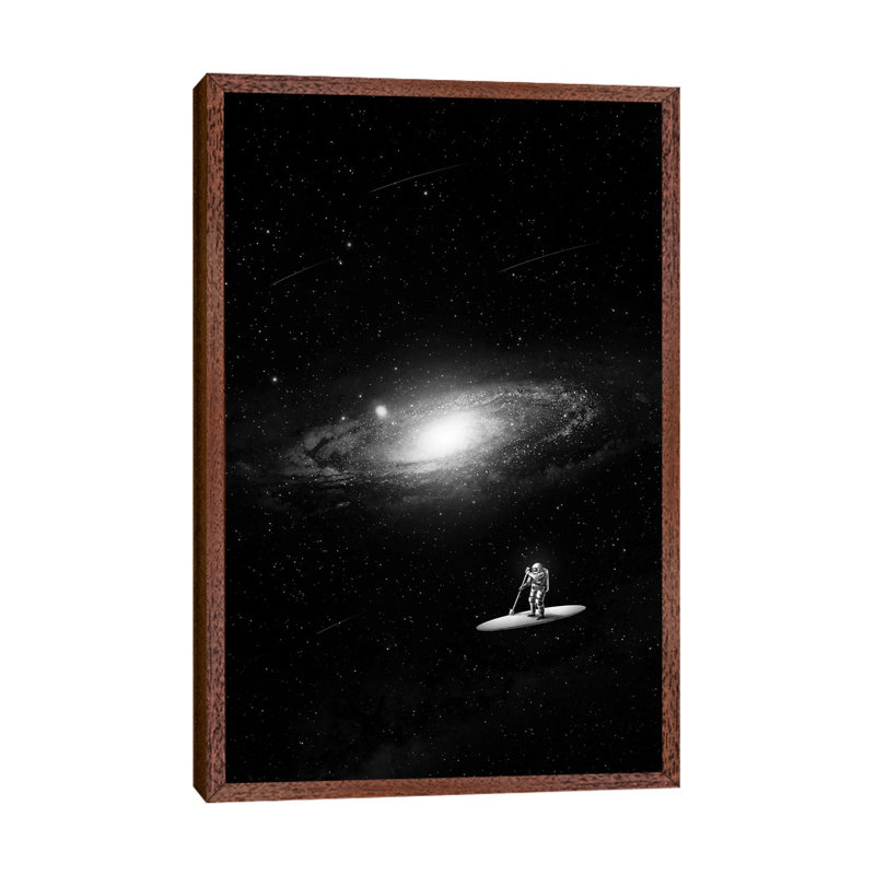 Drifter 1 Piece Wall Art on Canvas, 101.6cm H x 66.04cm W x 3.81cm D, Classic Brown Wood Framed
