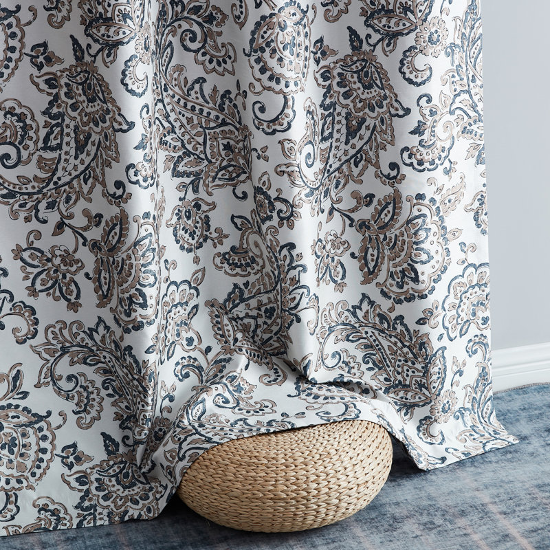 Lovelle Silk Curtain Pair, 52" W x 63" L, Taupe
