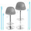 Tabouret de bar 2 pièces Elama