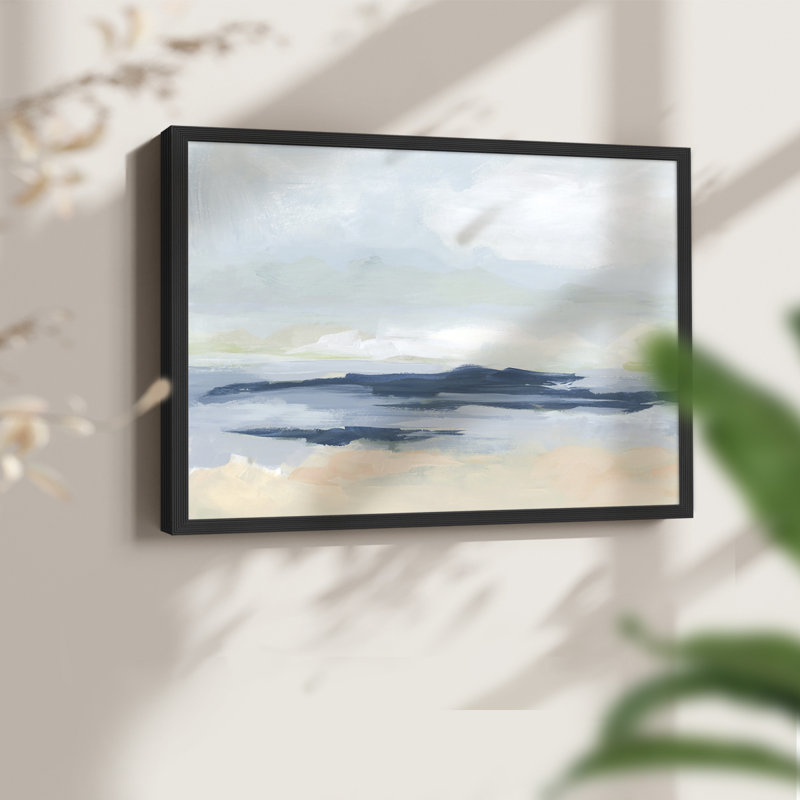 Matala Coast II -Framed Print - Restickable, Black, 16" H x 20" W