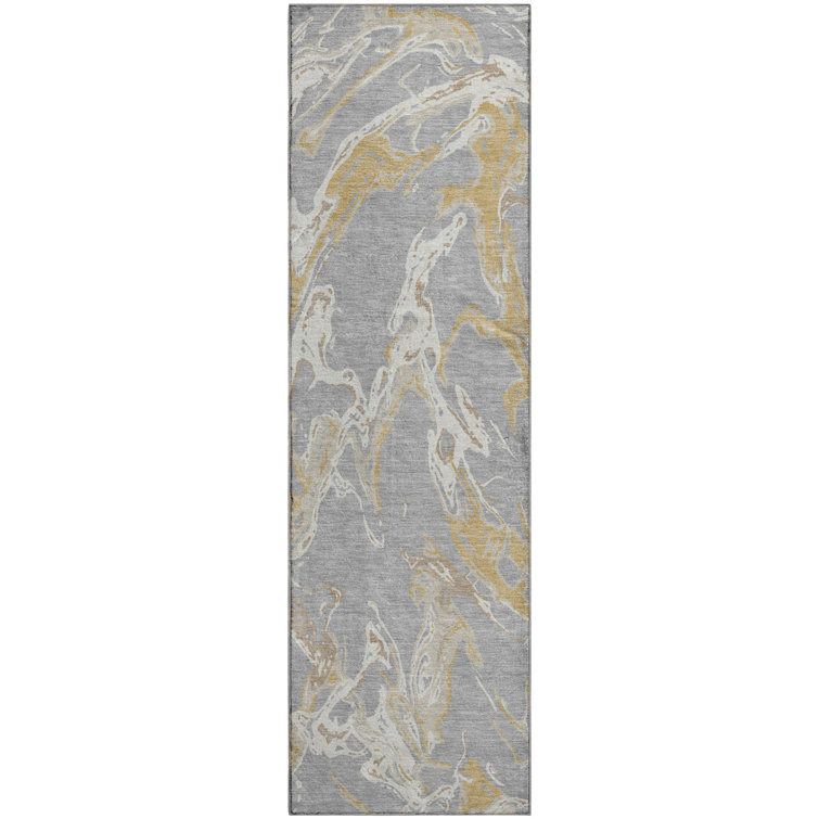 Premium Machine Washable Cossette AMF1035 Abstract Rug
