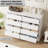 8-Drawer Wide White Dresser with Spacious Top for Bedroom-1425069367