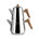 Argent/Brun