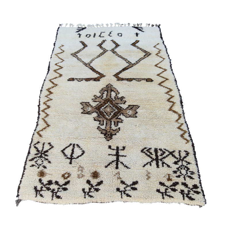 One-of-a-Kind Rectangle 3'6" X 5'9" Hand Knotted Area Rug