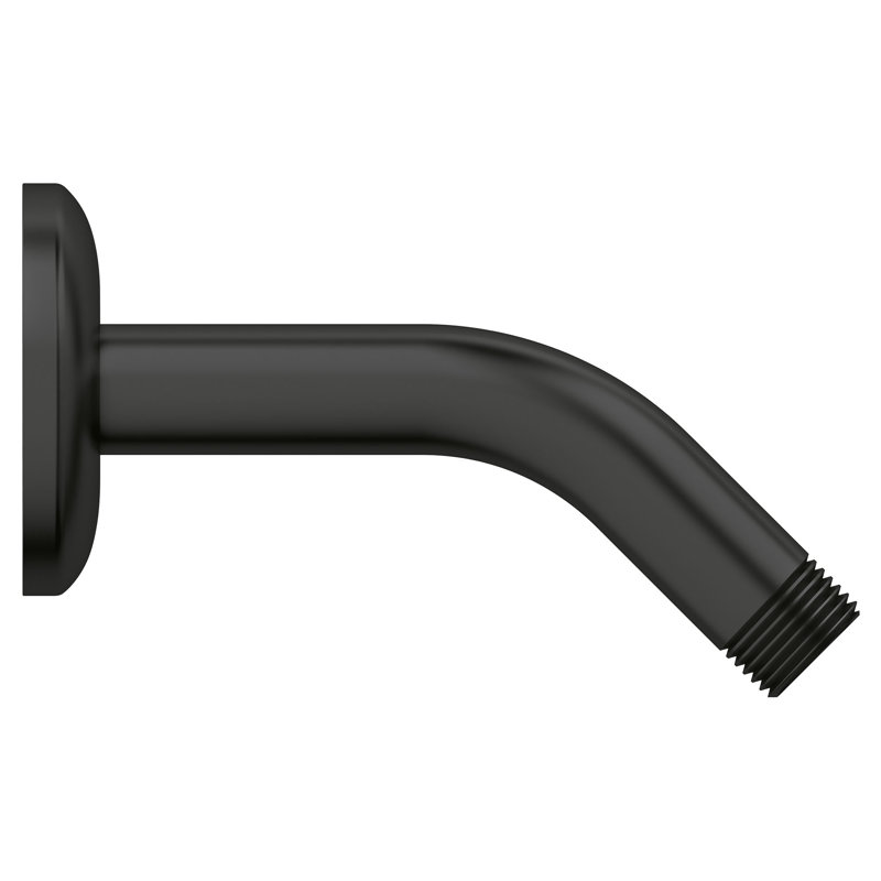 Relaxa 5-Inch Fixed Shower Arm, Matte Black