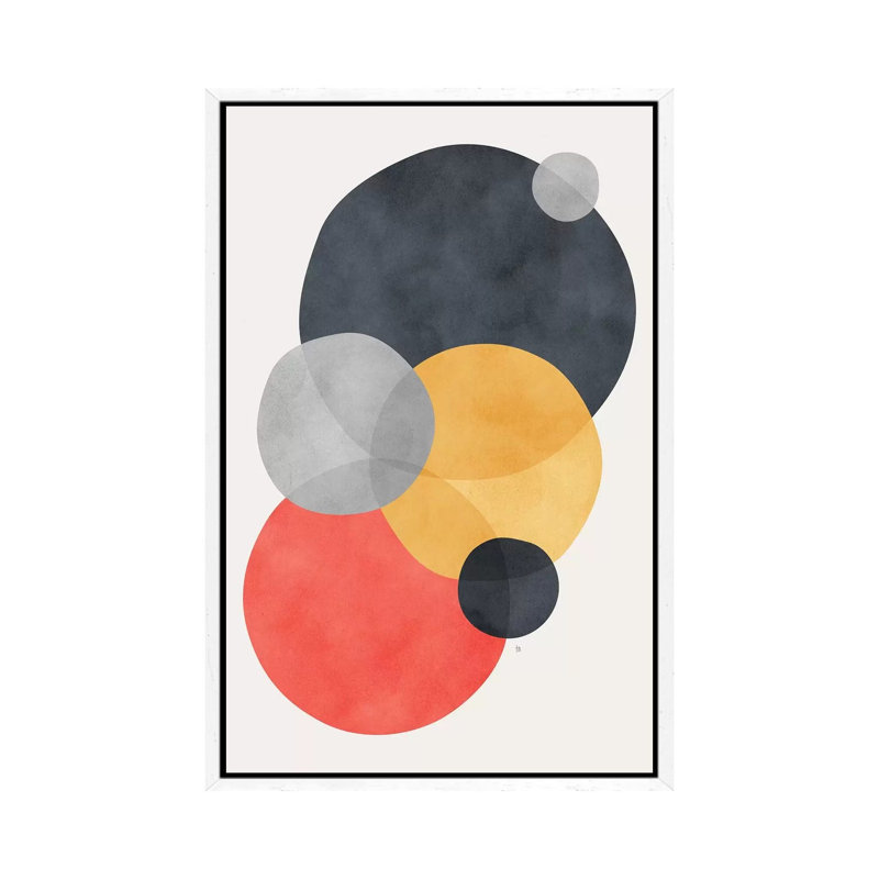 Sphera by Tracie Andrews - Print on Canvas, 66.04 cm H x 45.72 cm W, White Framed