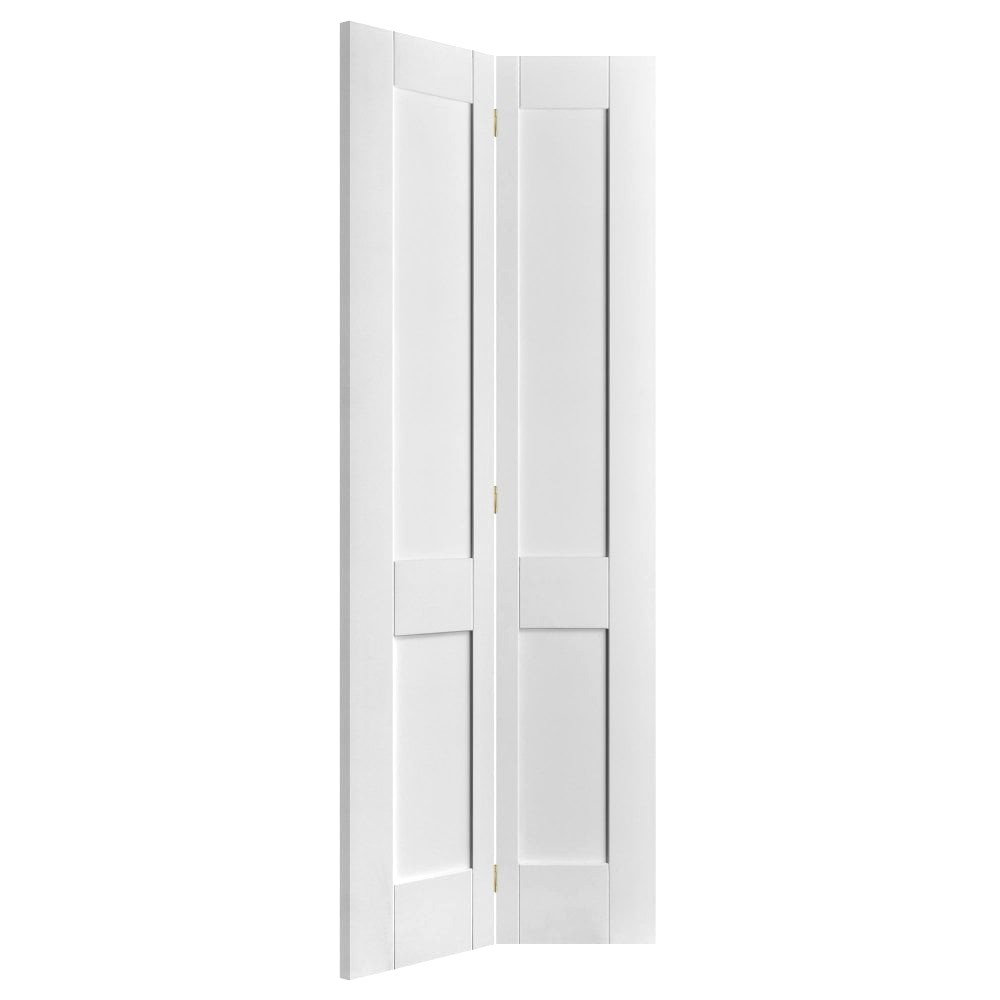 Ponderosa Wood Primed Smooth Solid Wood Core 2Panel Bifold Door 30'' X