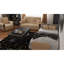 Fauteuil convertible rembourré avec rangement Primenest Averna, beige