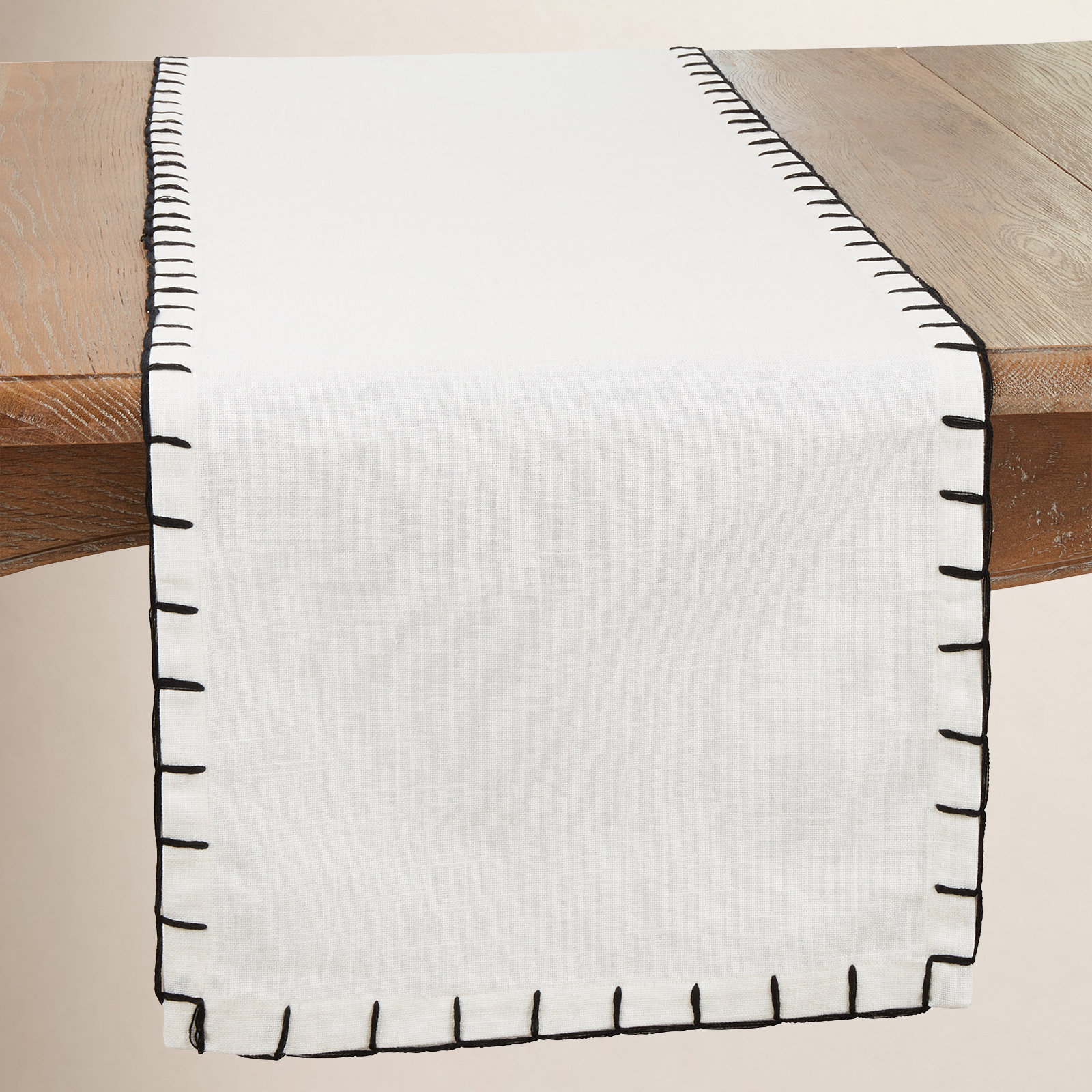 Anetta Table Runner, White