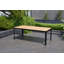 Bahjat 9pc Outdoor Patio FSC Solid Teak Dining Set