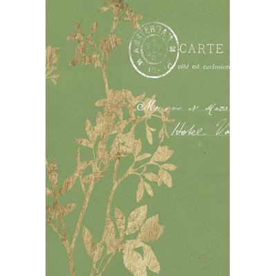Greenery Leaves I by Jennifer Goldberger - Wrapped Canvas Print