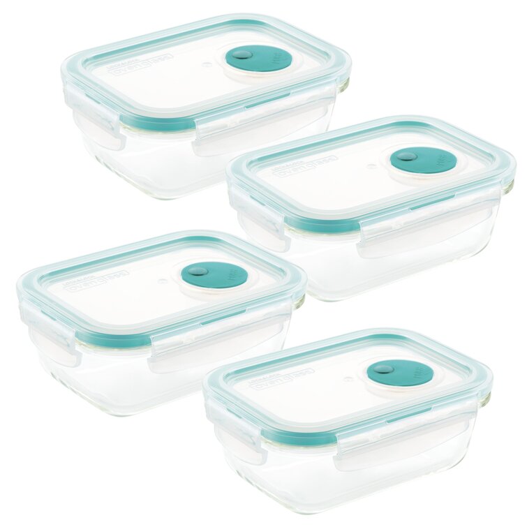 Anchor Hocking TrueSeal 10-Piece Glass Food Storage Set - White
