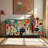 Abstract Artistry, Elegant Storage Cabinet