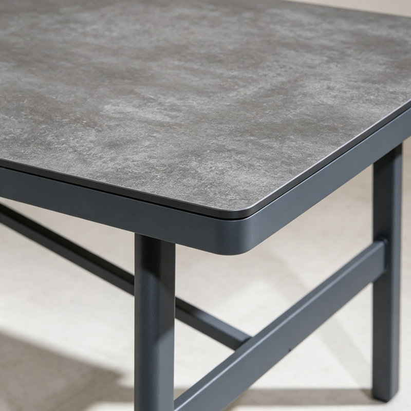 Table de salle à manger rectangulaire d'extérieur L 79,05 po