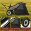 Balayeuse 42 po avec trémie à grande capacité, ramasse-feuilles robuste, hauteur de brosse réglable et corde Easy Dump-122032769