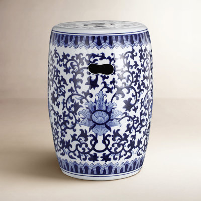Hellinger Ceramic Garden Stool by Birch Lane